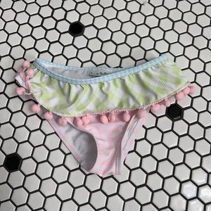 NWT Nicole Miller little girls bikini bottom size small